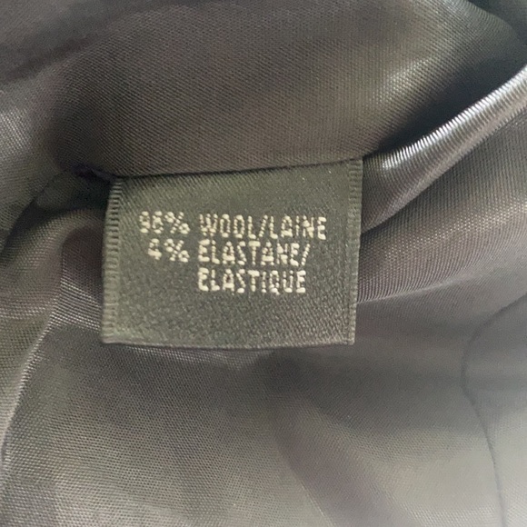 LAFAYETTE 148 Wool 3 Button Black Blazer Size 8 - Picture 7 of 7
